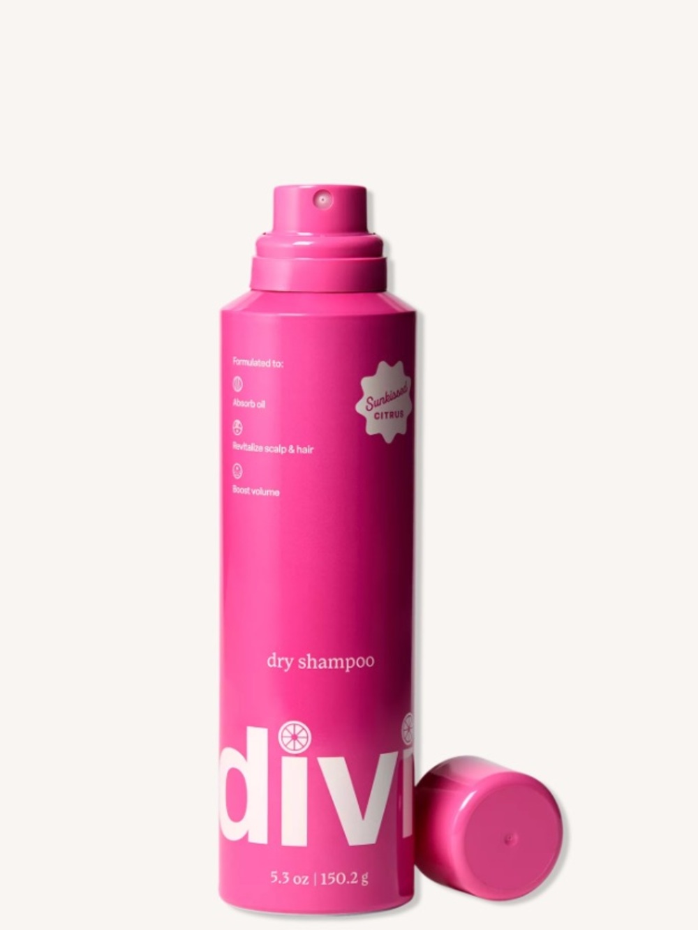 NEW DIVI  dry shampoo bonus size!$42 in new subkissed citrus